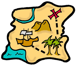 Treasure Map-Clipart Library