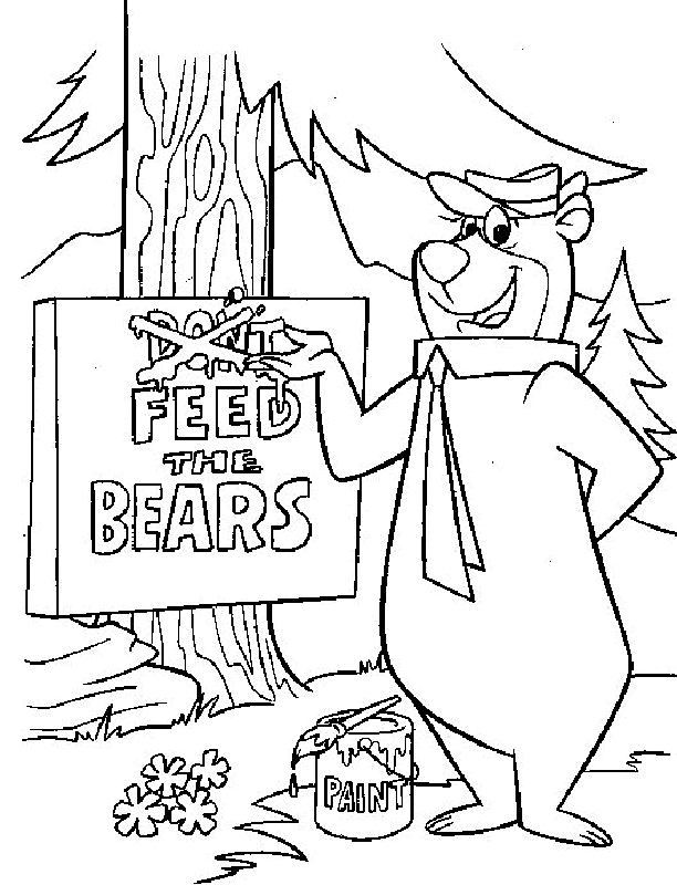 Do Not Feed the Bears Yogi-Clipart Library