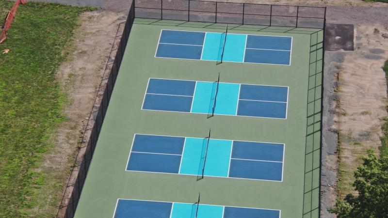 Pickleball Courts - Aerial View