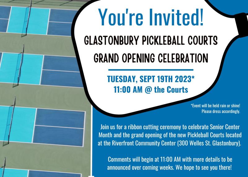 Pickleball Invitation - Sept 19, 2023 - REVISED