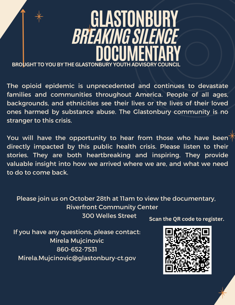 breaking silence- glastonbury documentary viewing flyer - Oct 28 2023