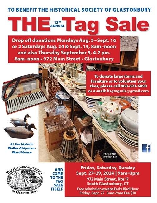 Historical Society tag Sale - 2024