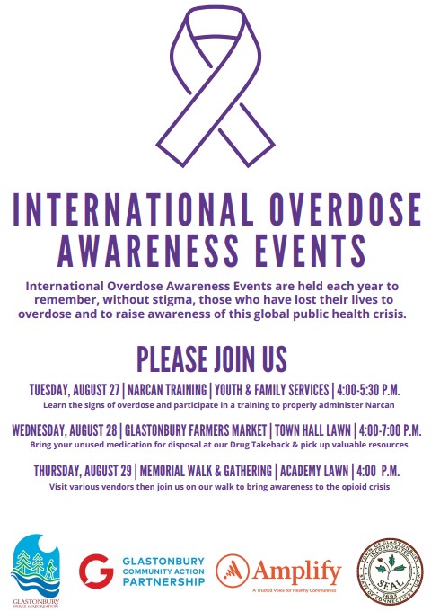 International Overdose Awareness Events Flyer