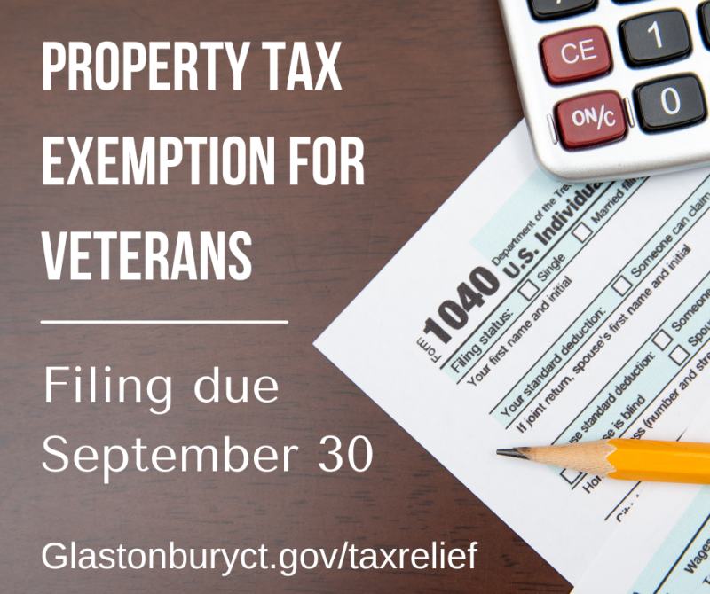 veterans tax exemption deadline - Sept 30 - FB post image - 2024