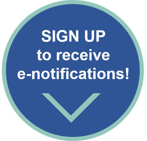 Sign up to receive e-notifications - CTA image