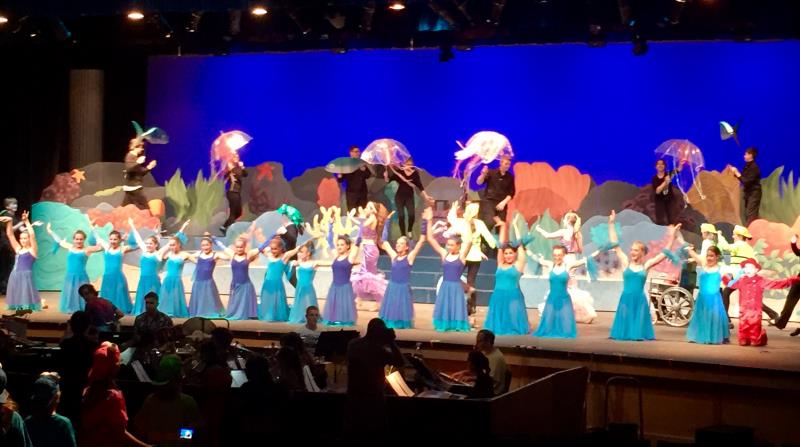 The Little Mermaid Theater Performance