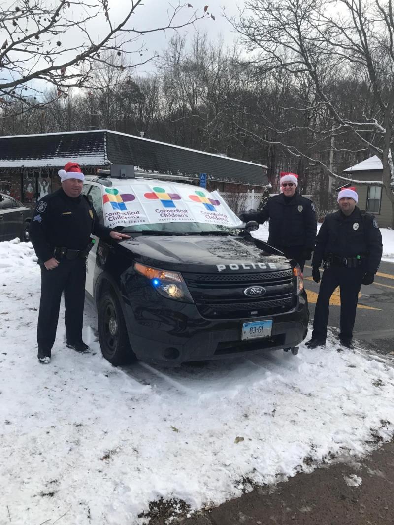 Glastonbury Police Stuff a Cruiser toy drive 2017