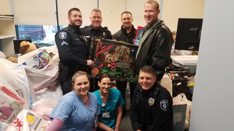 Glastonbury Police Stuff a Cruiser toy drive 2017