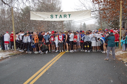 Santa's Run Start Line