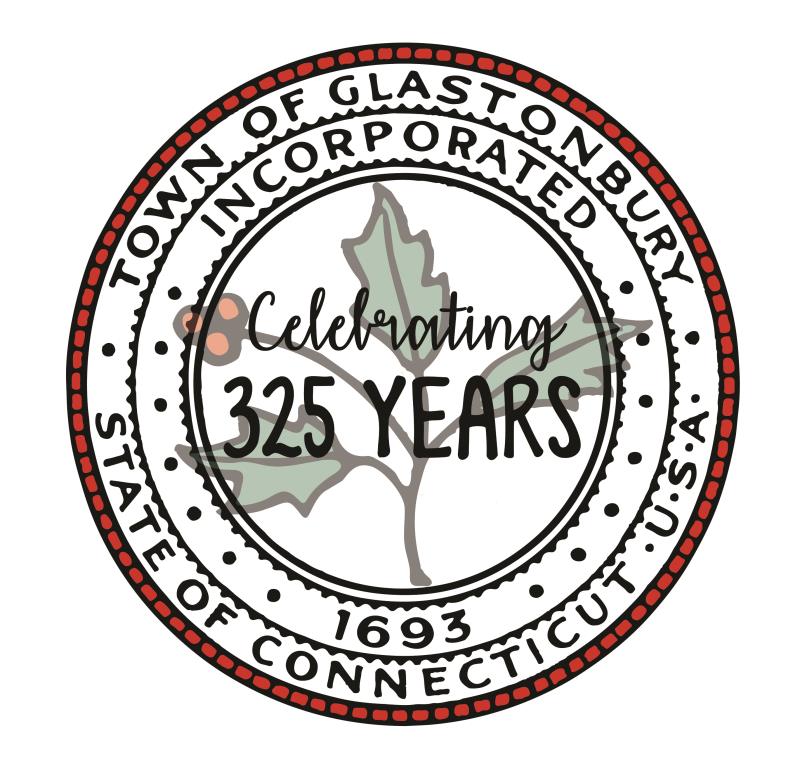 Glastonbury's 325th Anniversary Logo