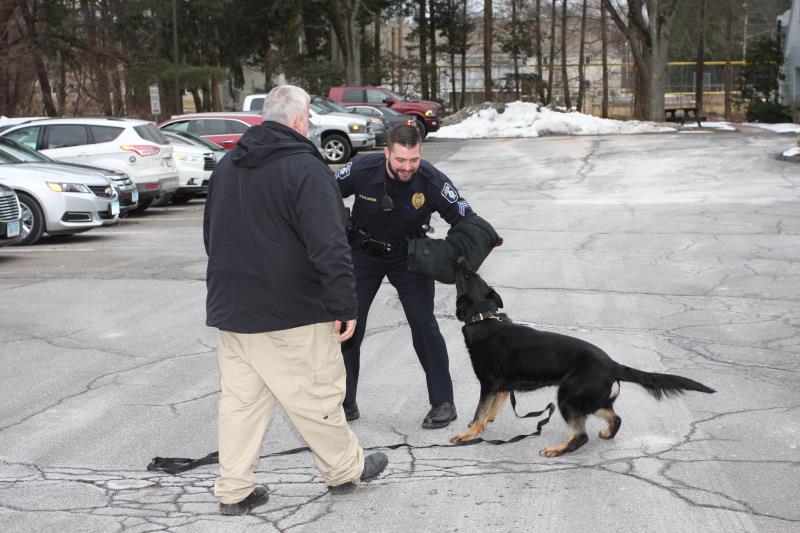 Handler and Trainer with K9