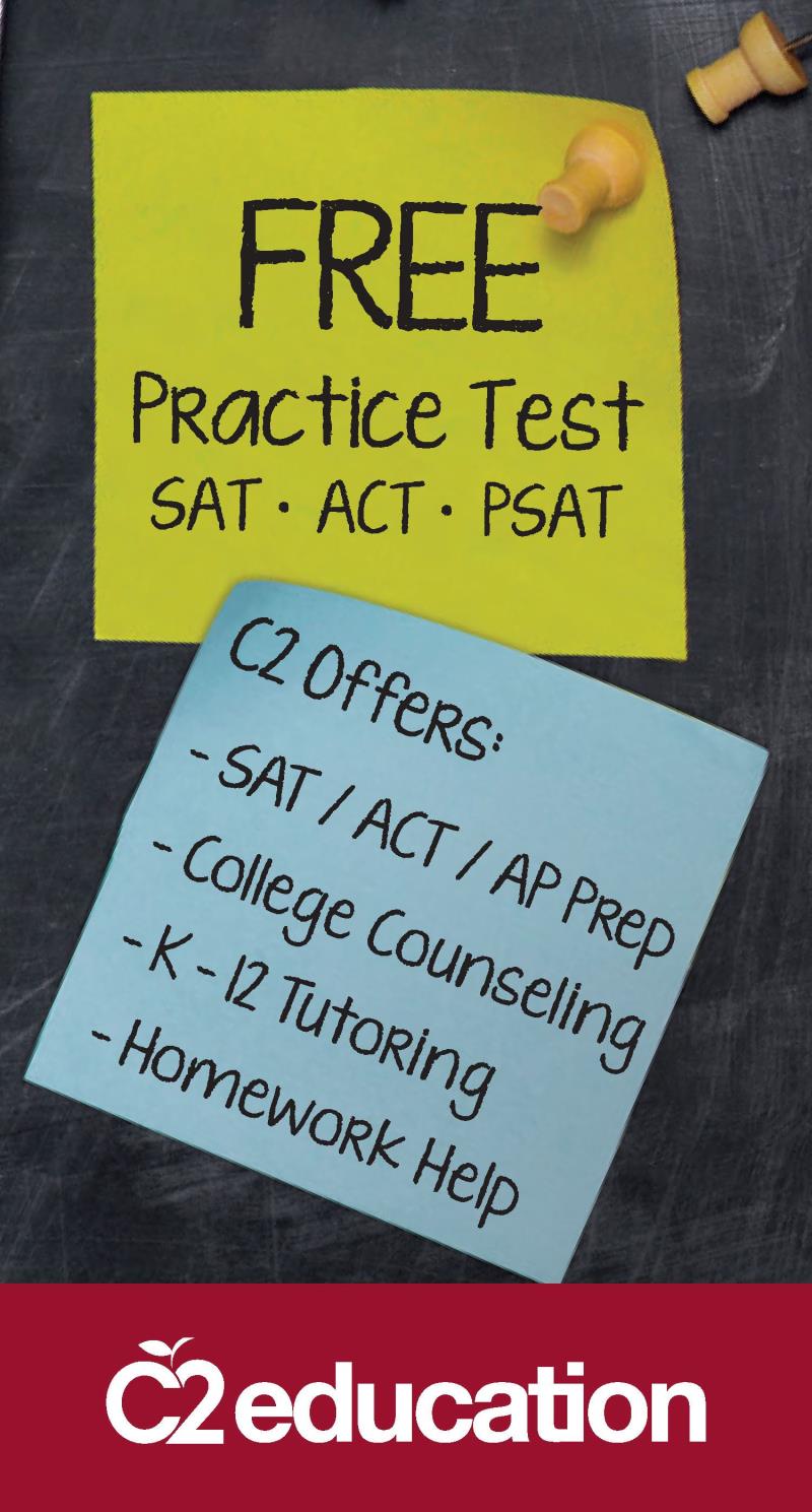 Free Practice Test C2 Education Poster